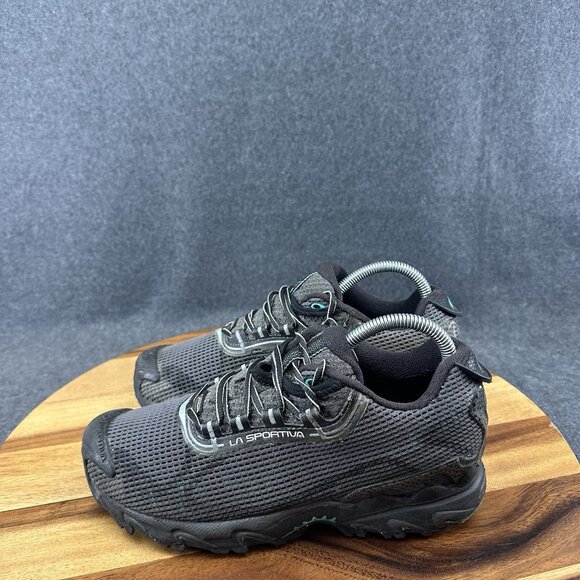 La Sportiva Wild Cat 2.0 GTX Goretex Grey Green Trail Running Shoe Womens Sz 8.5 - Picture 5 of 10